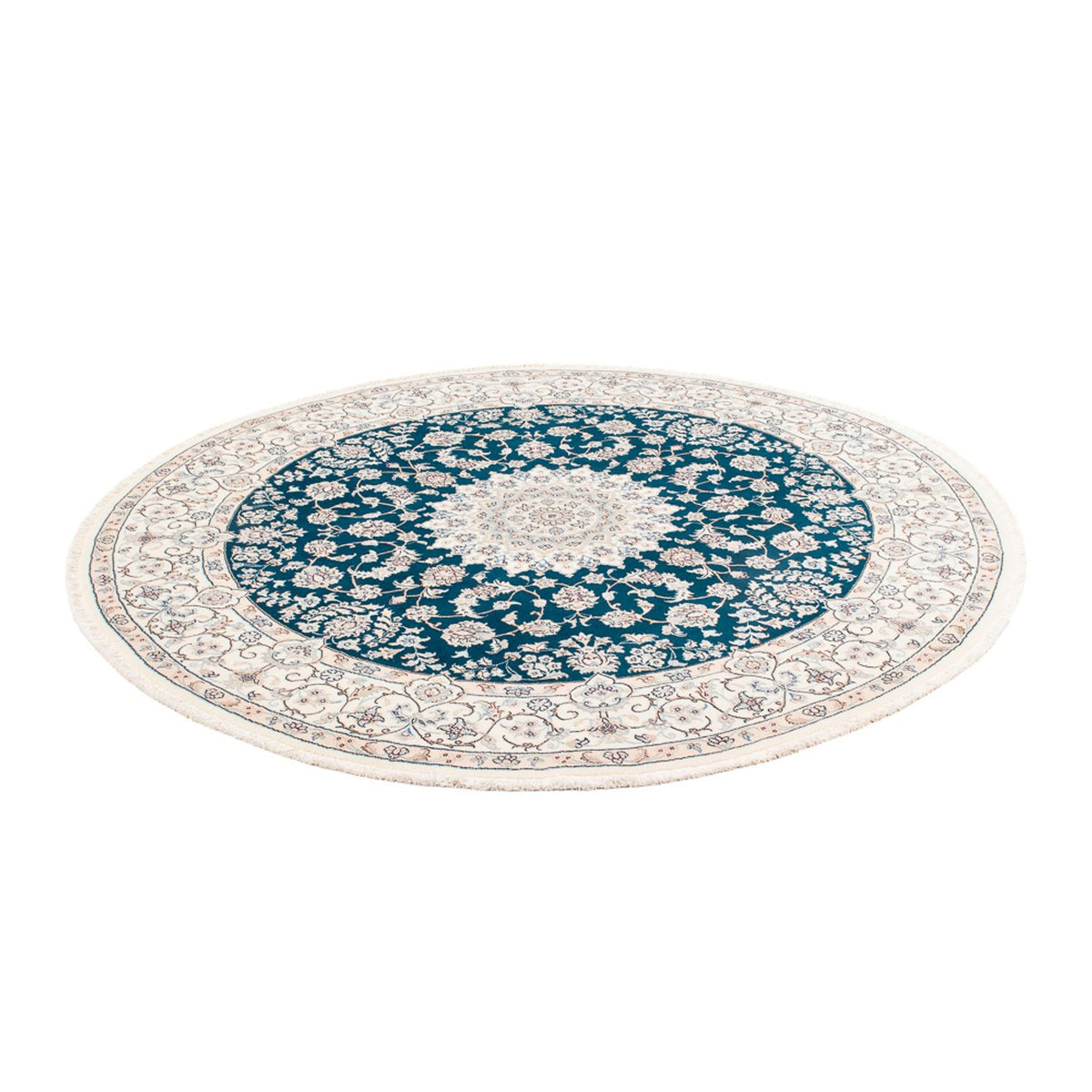 Perser Rug - Nain round  - 200 x 200 cm - blue