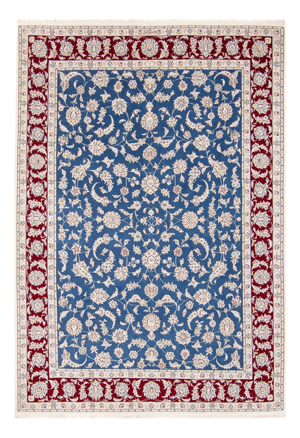 Perser Rug - Nain - 244 x 171 cm - blue