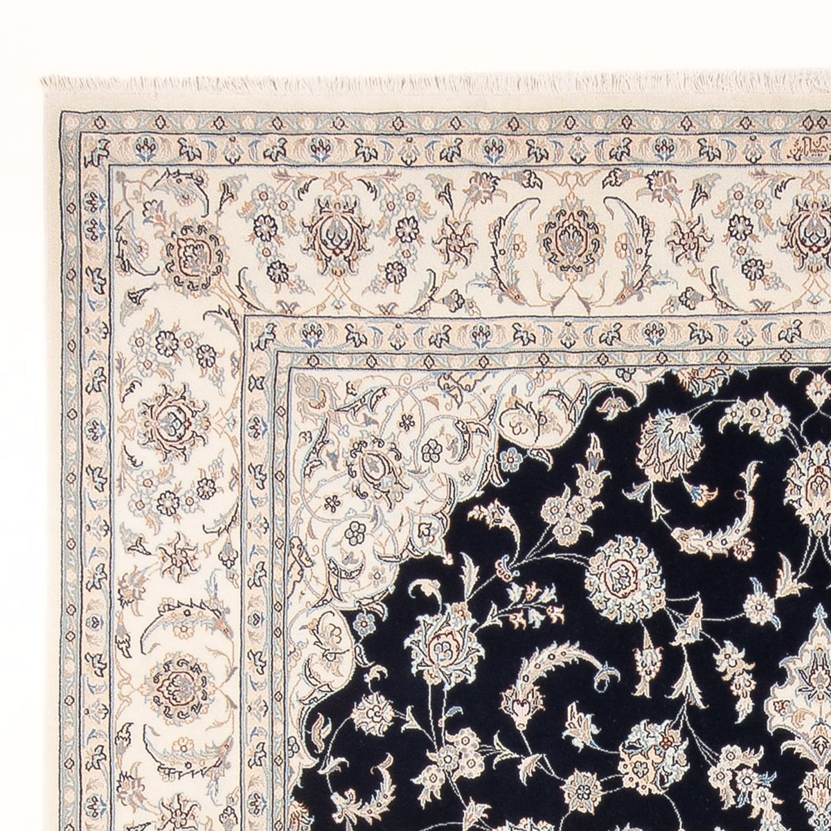 Perser Rug - Nain - Premium - 275 x 228 cm - dark blue