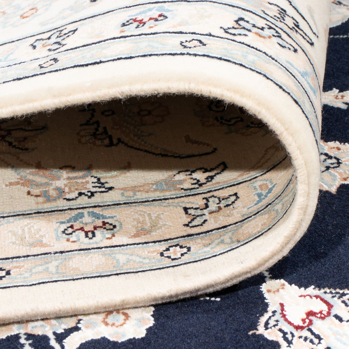 Perser Rug - Nain - Premium - 275 x 228 cm - dark blue