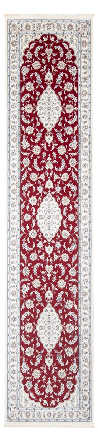 Runner Perser Rug - Nain - Premium - 355 x 87 cm - red