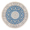 Perser Rug - Nain - Premium round  - 152 x 150 cm - blue