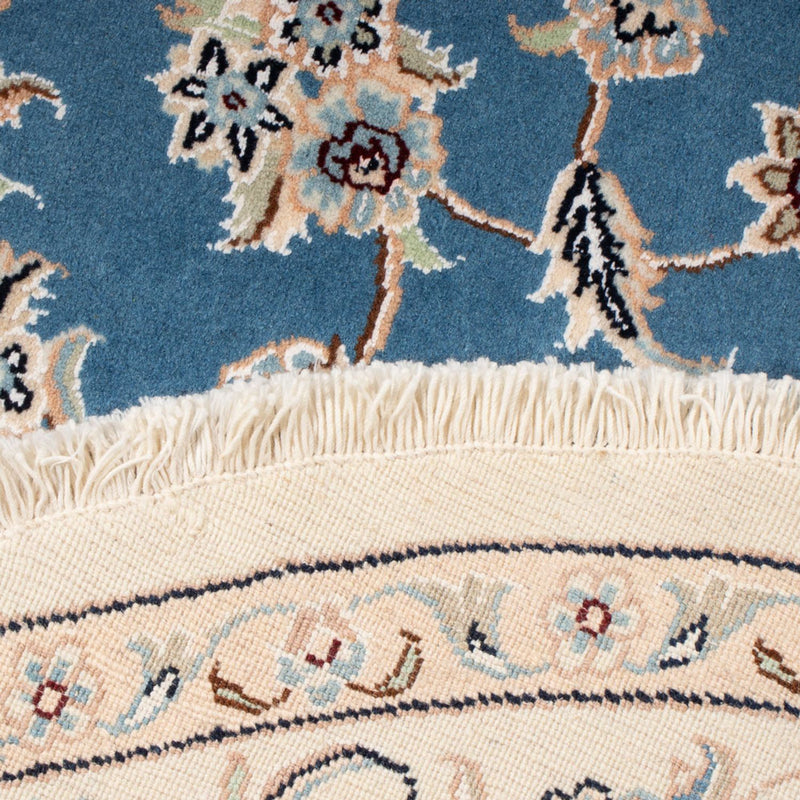 Perser Rug - Nain - Premium round  - 152 x 150 cm - blue