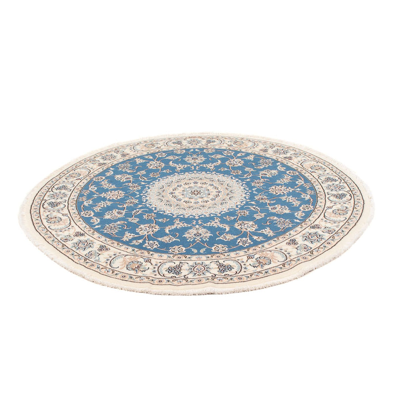 Perser Rug - Nain - Premium round  - 152 x 150 cm - blue