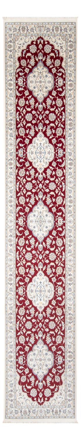 Runner Perser Rug - Nain - Premium - 404 x 88 cm - red