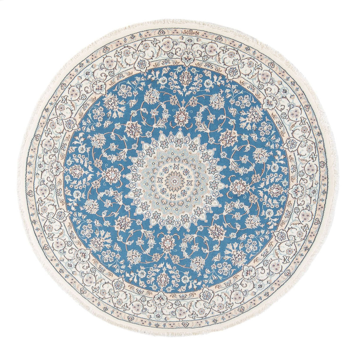 Perser Rug - Nain - Premium round  - 157 x 150 cm - blue