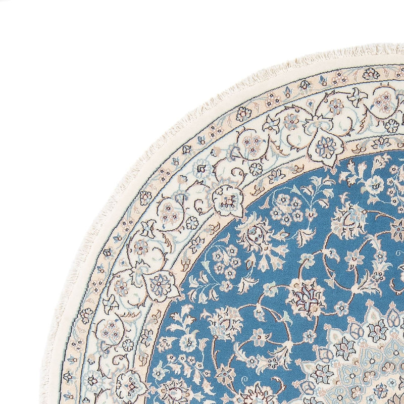 Perser Rug - Nain - Premium round  - 157 x 150 cm - blue