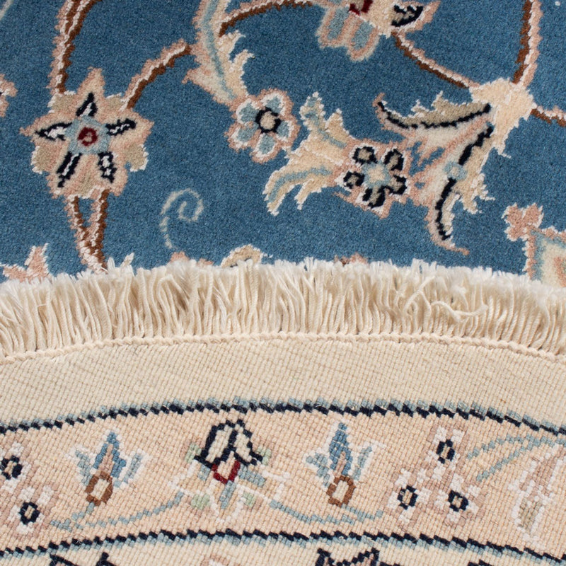 Perser Rug - Nain - Premium round  - 157 x 150 cm - blue