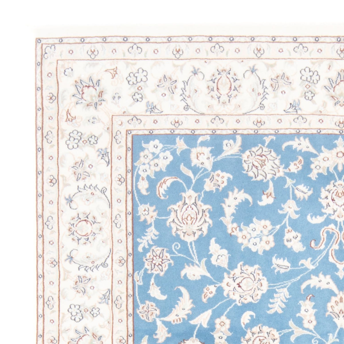 Perser Rug - Nain - Royal - 202 x 148 cm - light blue
