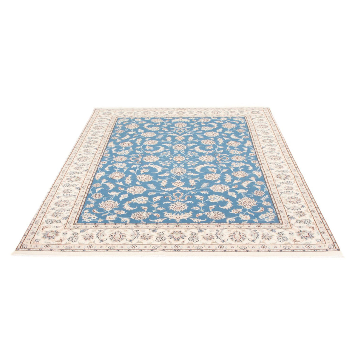 Perser Rug - Nain - Royal - 202 x 148 cm - light blue