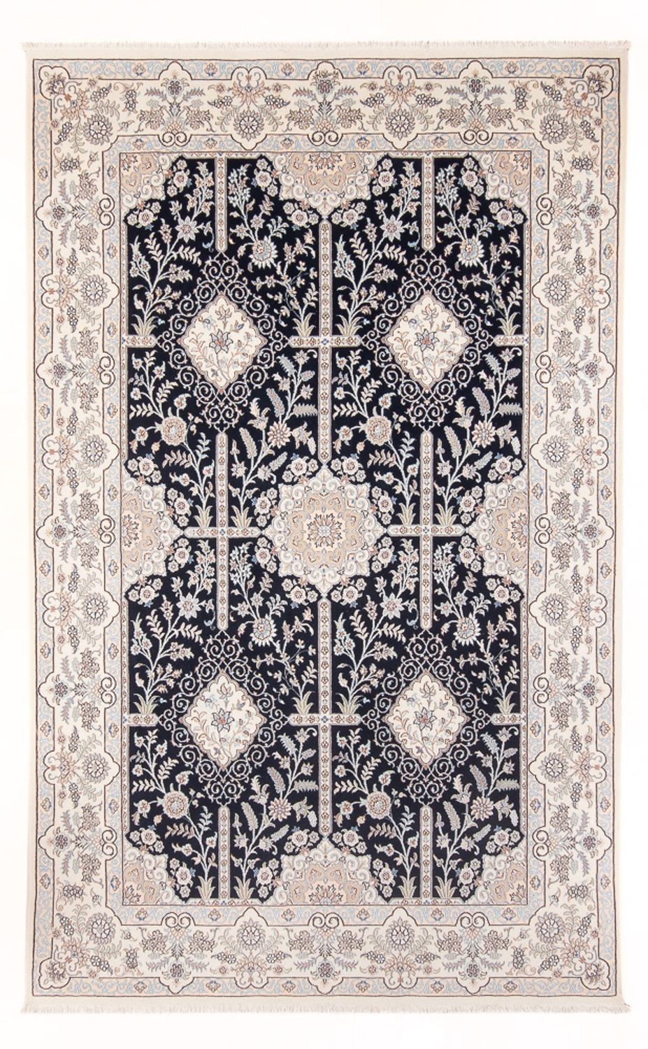Perser Rug - Nain - Premium - 294 x 196 cm - dark blue