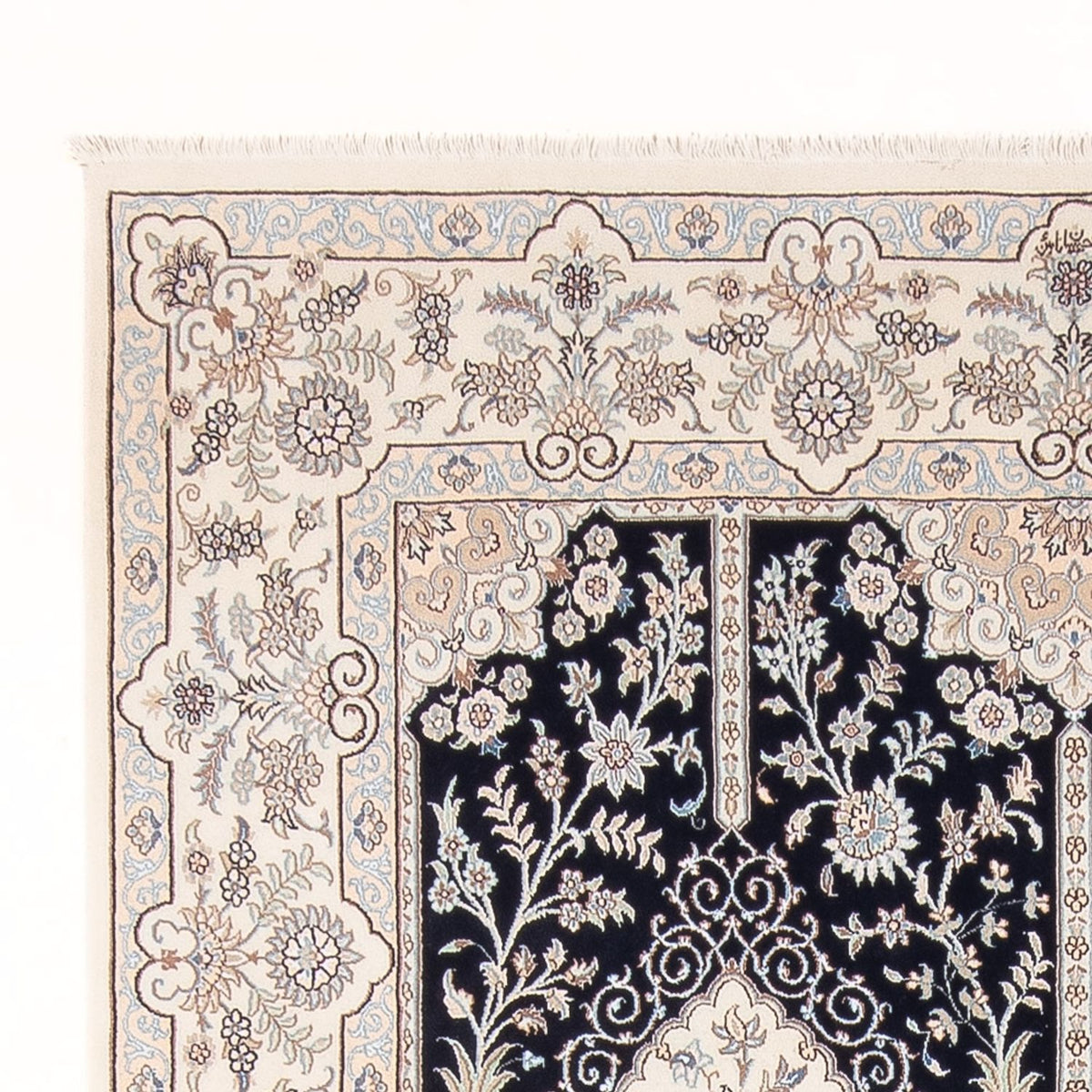 Perser Rug - Nain - Premium - 294 x 196 cm - dark blue