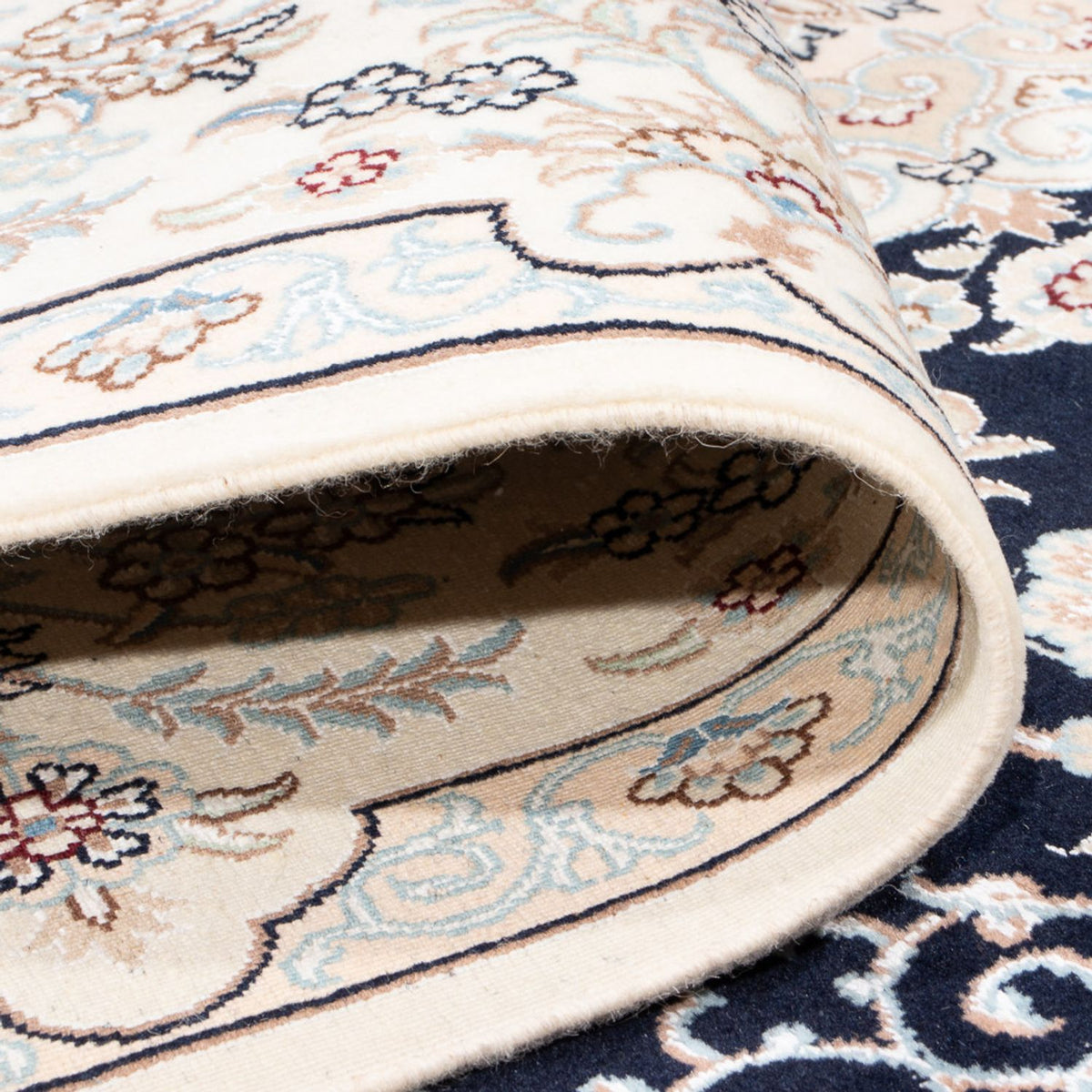 Perser Rug - Nain - Premium - 294 x 196 cm - dark blue