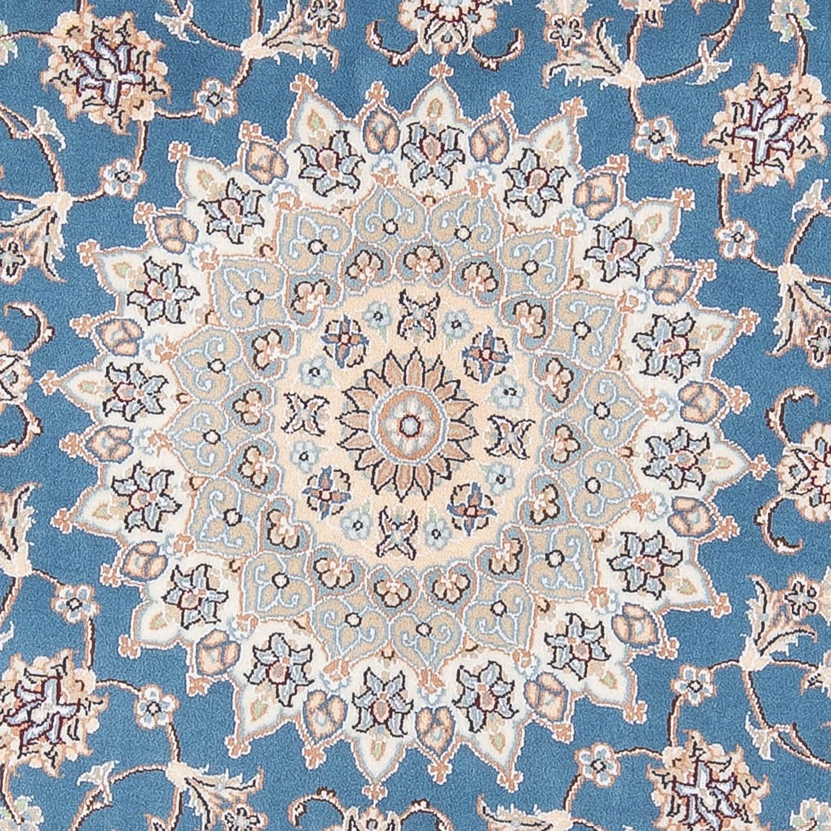 Perser Rug - Nain - Premium round  - 154 x 151 cm - blue