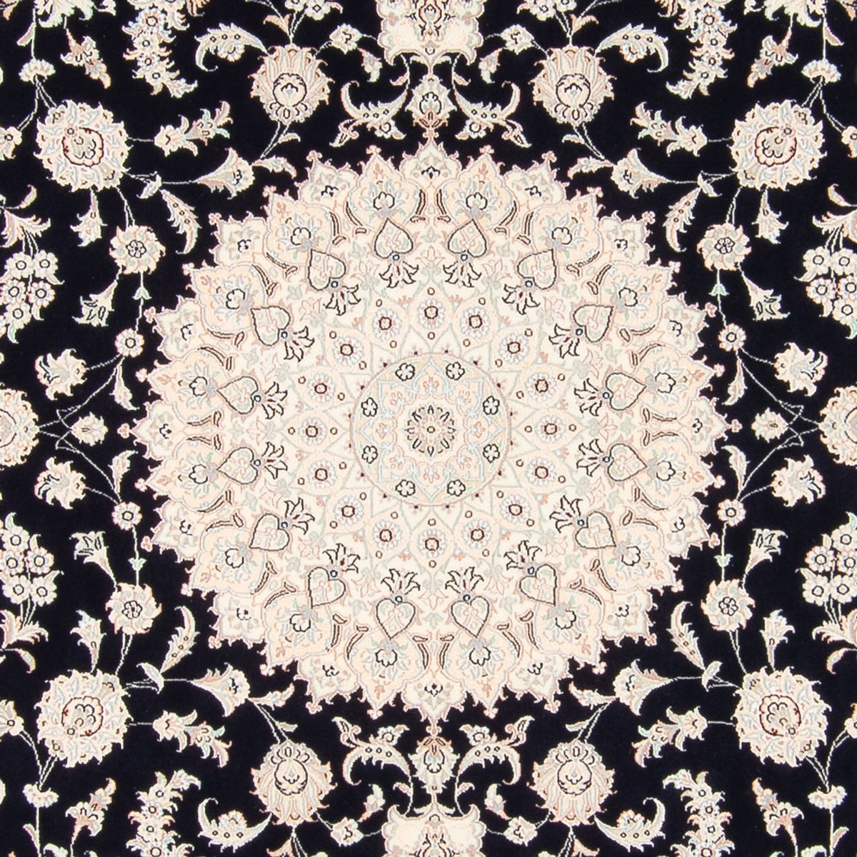 Perser Rug - Nain square  - 258 x 246 cm - dark blue