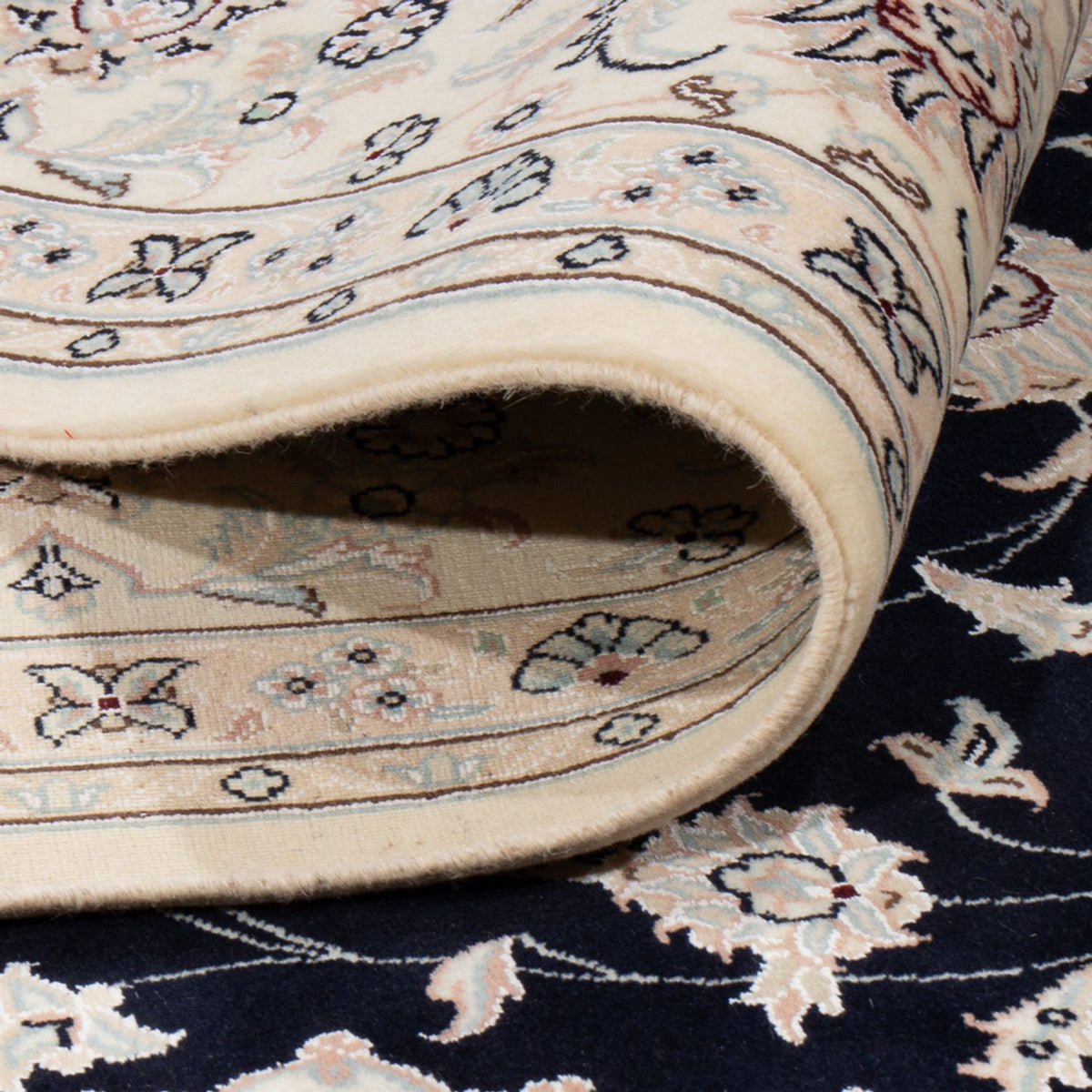 Perser Rug - Nain square  - 258 x 246 cm - dark blue