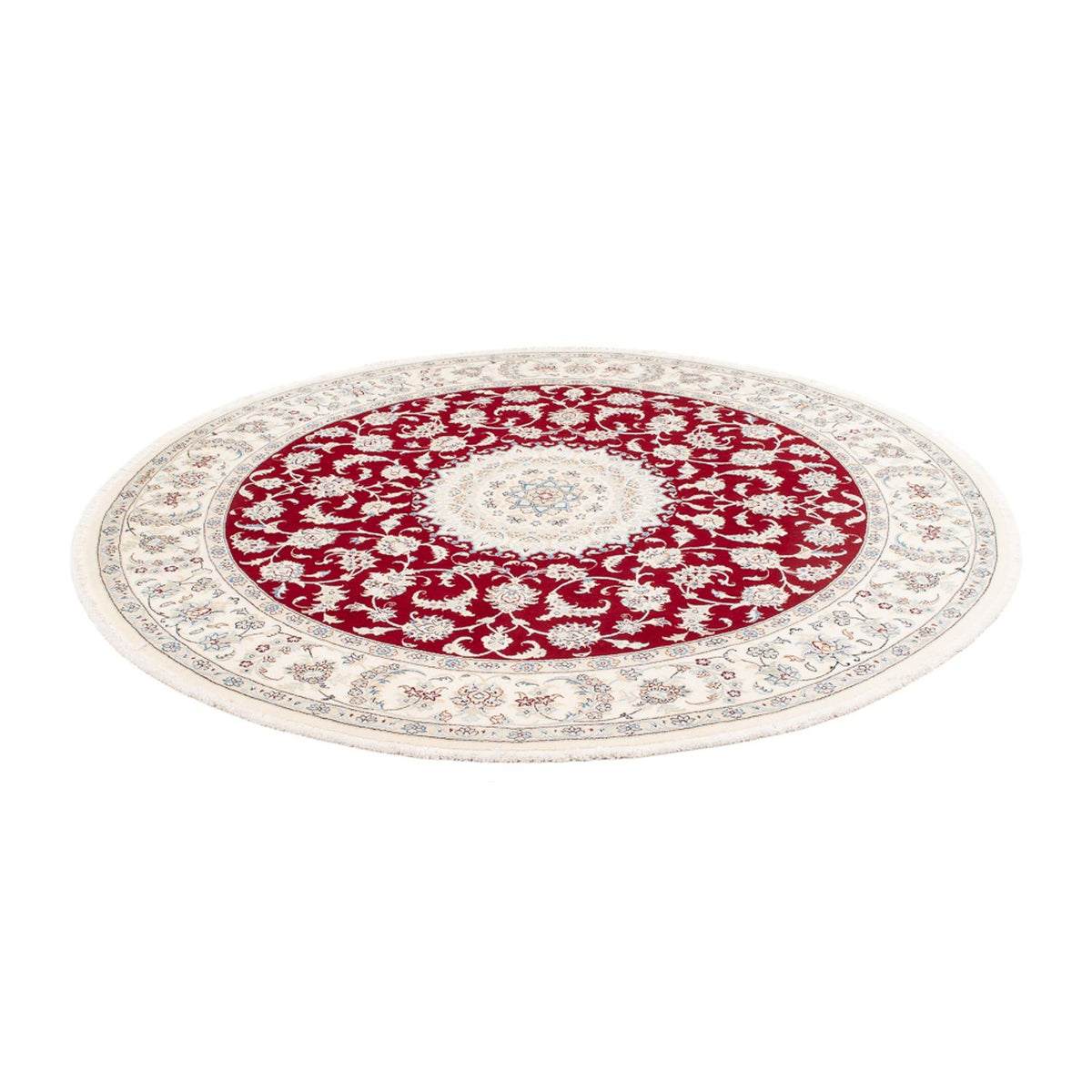 Perser Rug - Nain round  - 200 x 200 cm - red