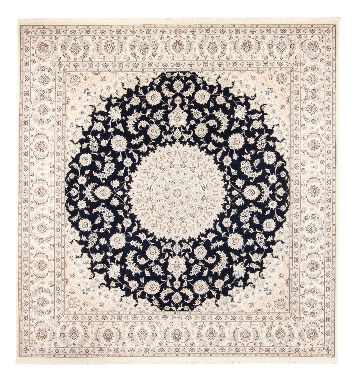 Perser Rug - Nain - 267 x 247 cm - dark blue