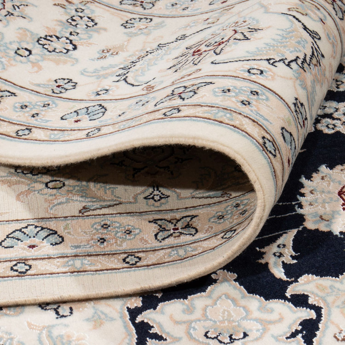 Perser Rug - Nain - 267 x 247 cm - dark blue