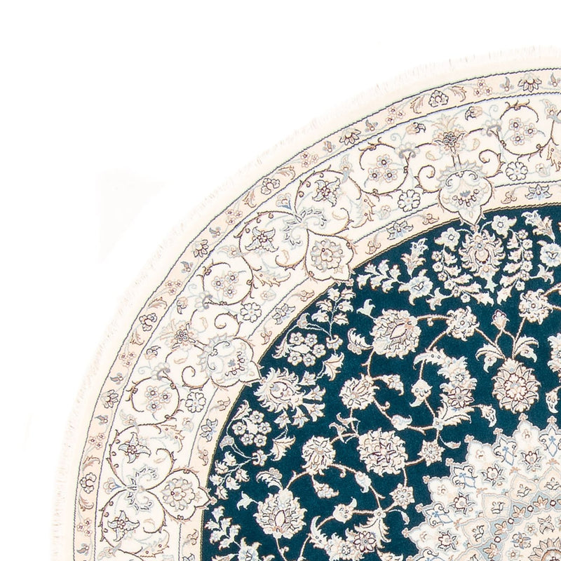 Perser Rug - Nain round  - 200 x 200 cm - petrol blue