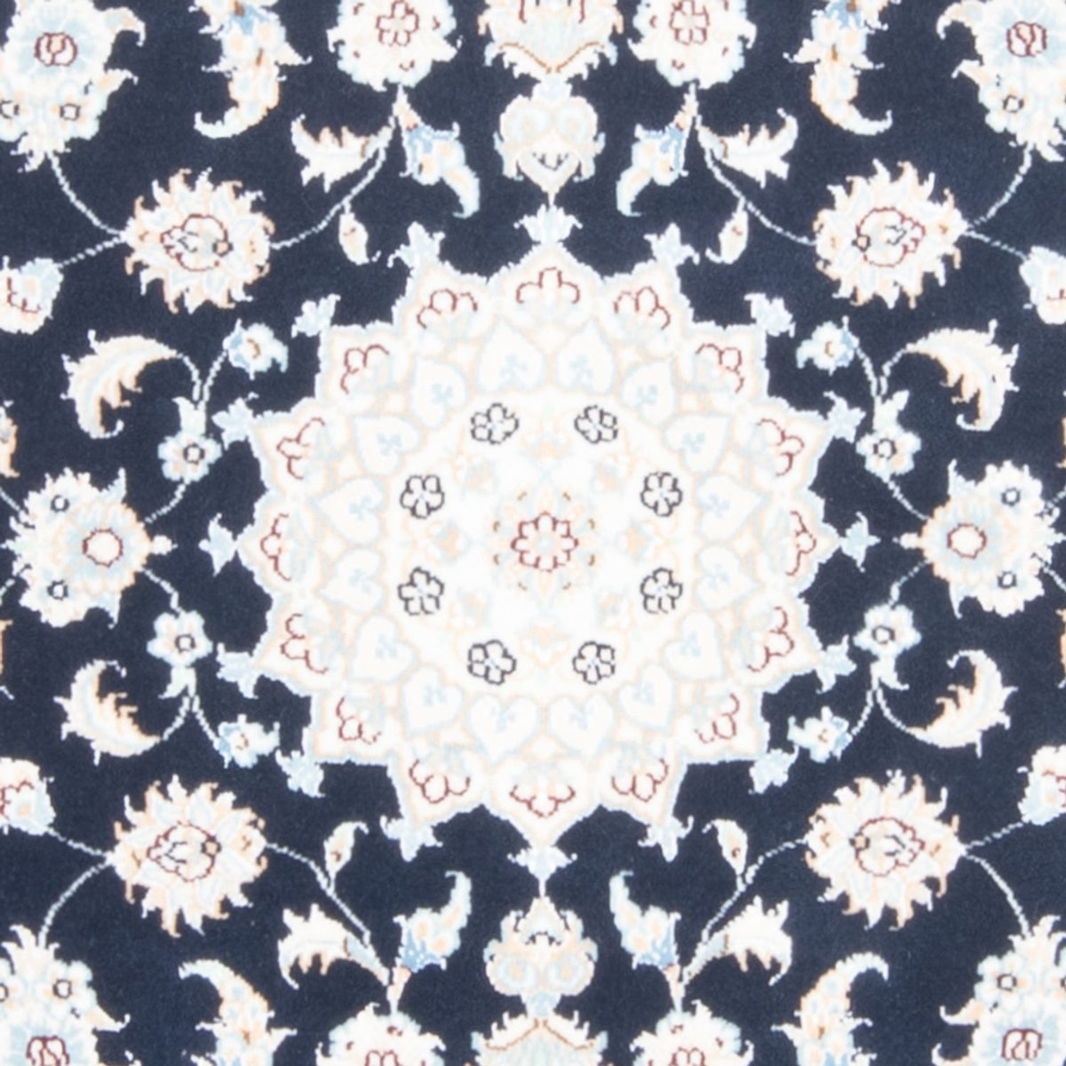 Runner Perser Rug - Nain - Royal - 197 x 80 cm - dark blue