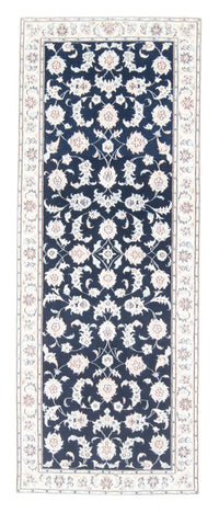 Runner Perser Rug - Nain - Royal - 198 x 81 cm - dark blue