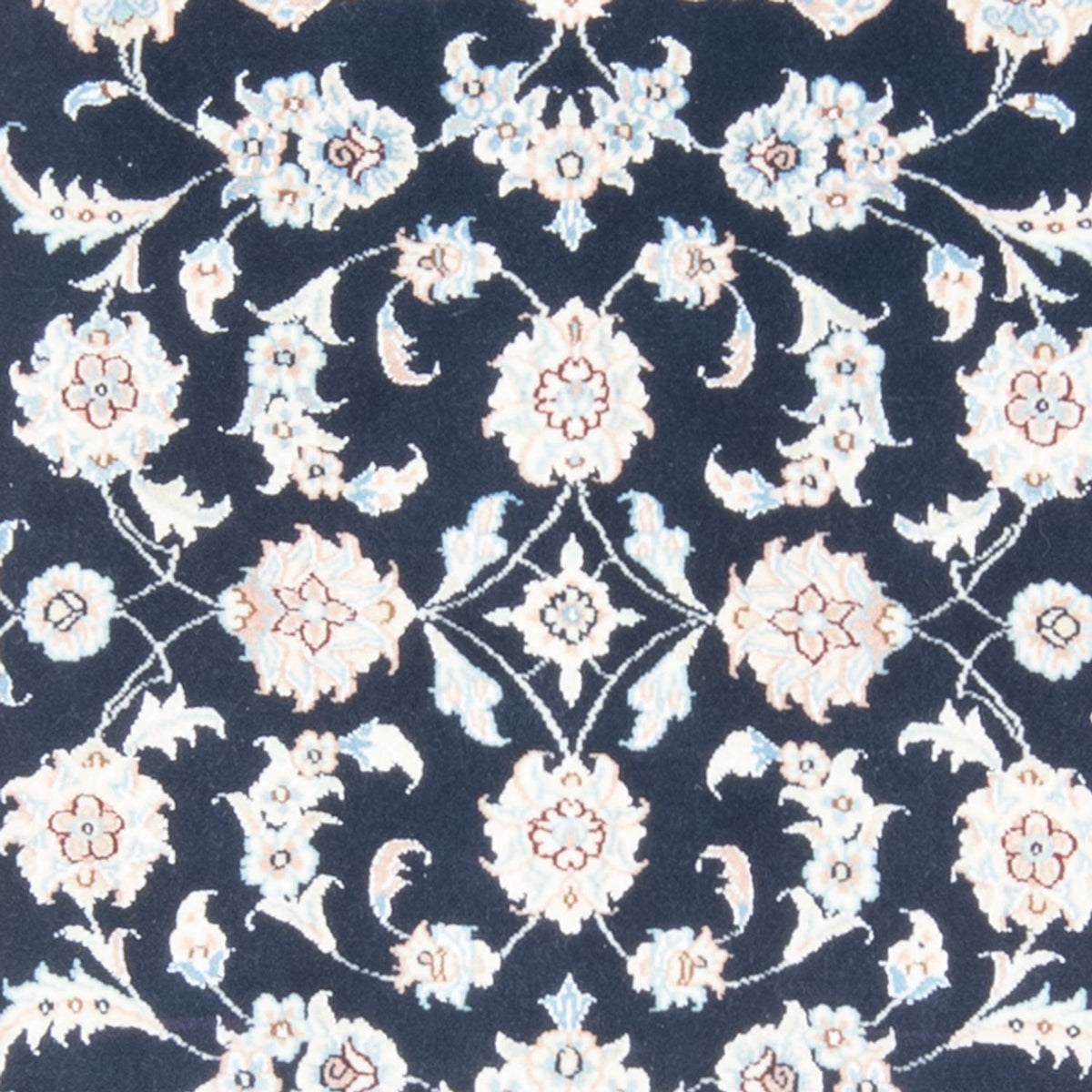 Runner Perser Rug - Nain - Royal - 198 x 81 cm - dark blue