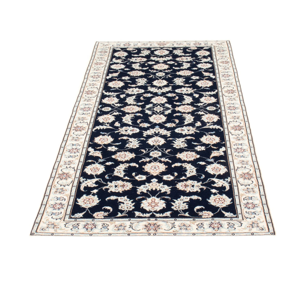 Runner Perser Rug - Nain - Royal - 198 x 81 cm - dark blue