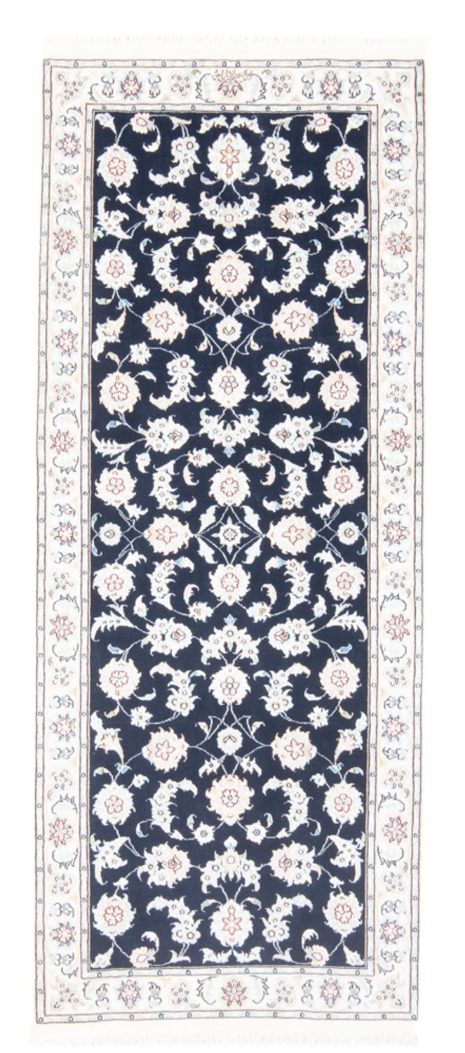 Runner Perser Rug - Nain - Royal - 197 x 80 cm - dark blue