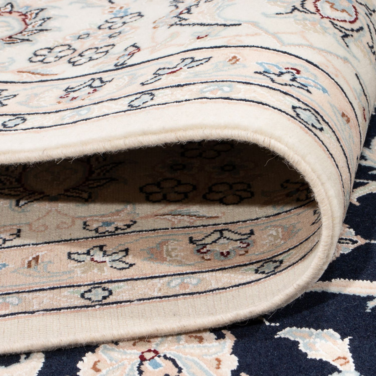 Perser Rug - Nain - Premium - 298 x 197 cm - dark blue