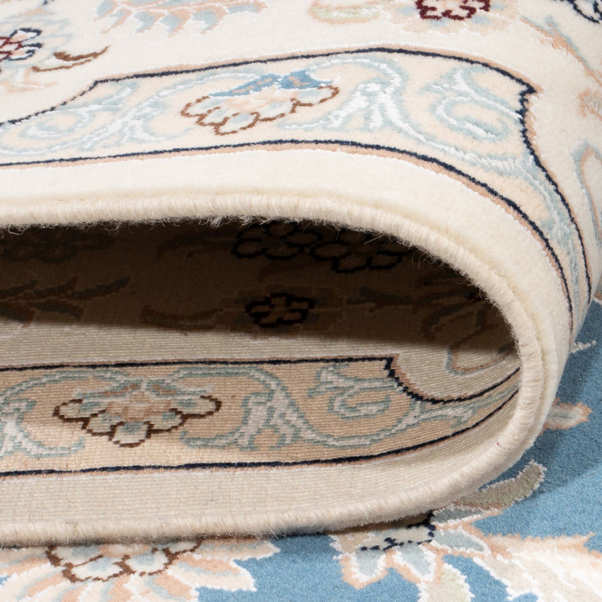 Perser Rug - Nain - Premium - 295 x 197 cm - light blue