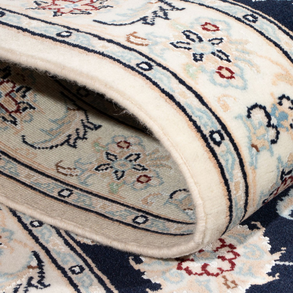 Runner Perser Rug - Nain - Premium - 250 x 81 cm - dark blue