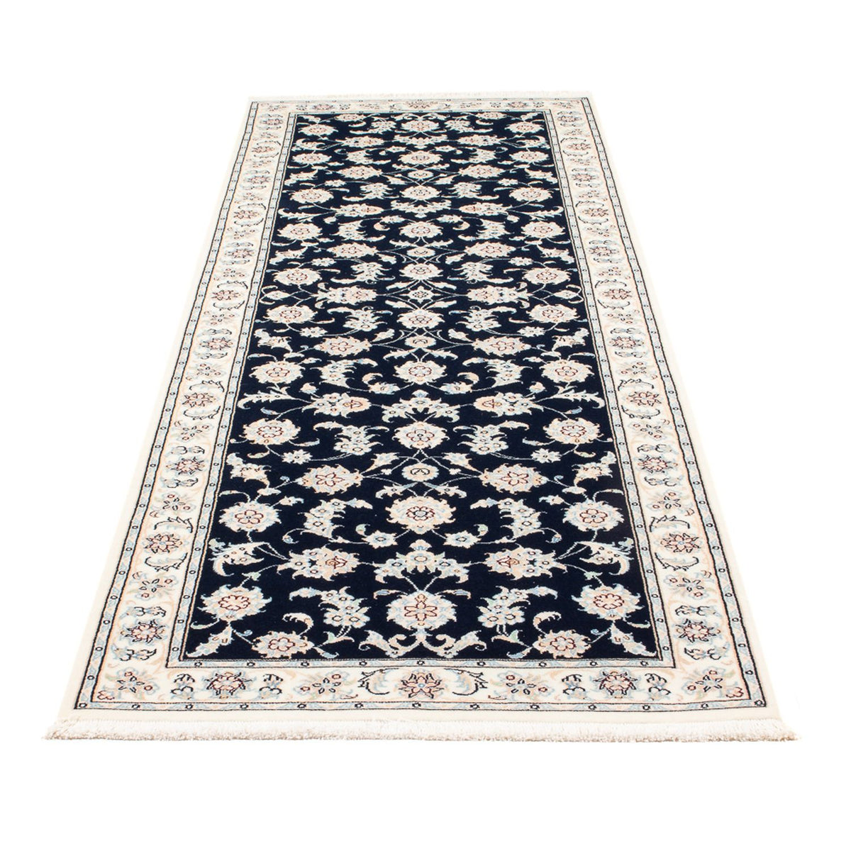 Runner Perser Rug - Nain - Premium - 250 x 81 cm - dark blue