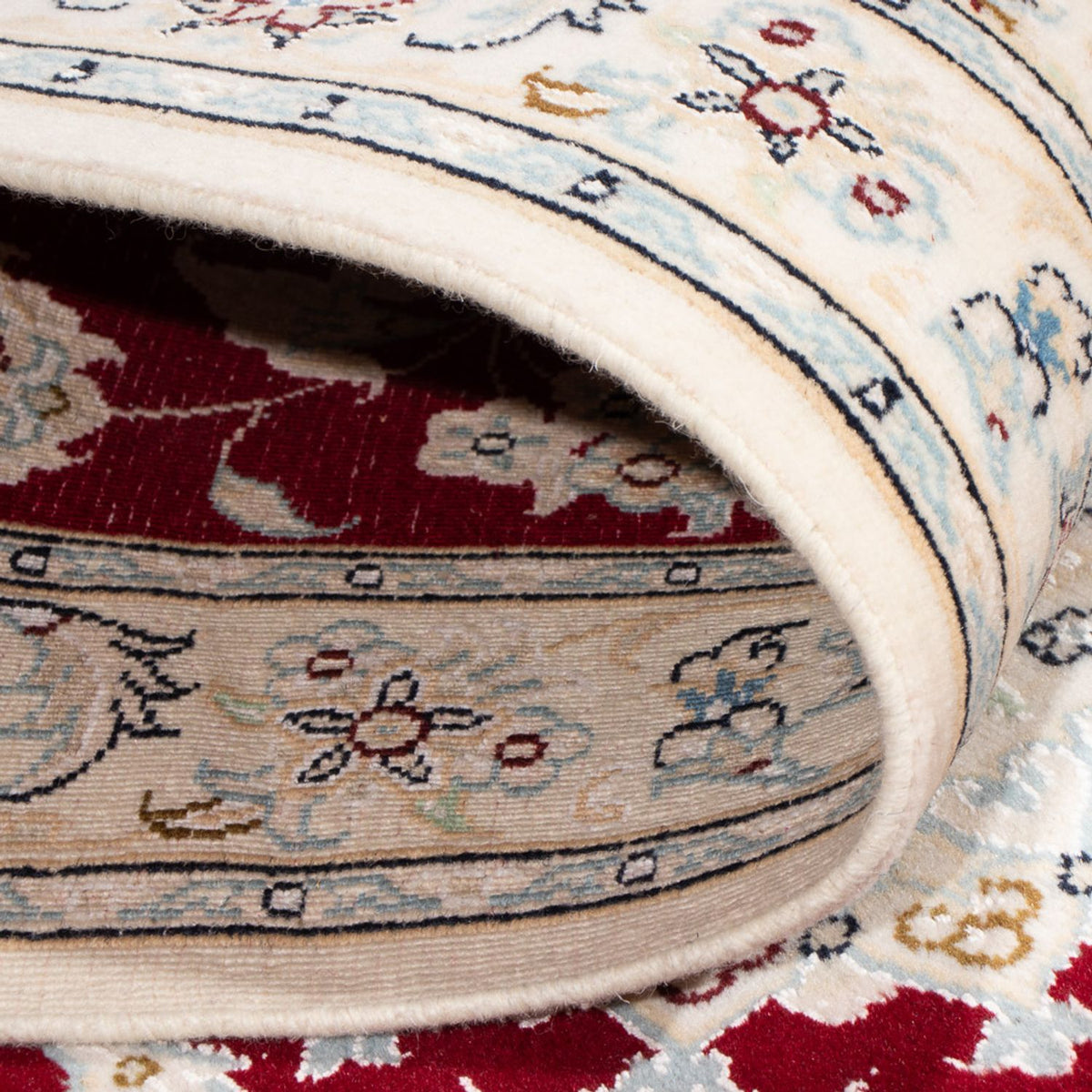 Runner Perser Rug - Nain - Premium - 248 x 82 cm - red