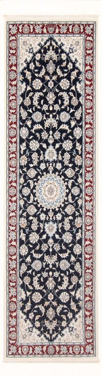 Runner Perser Rug - Nain - Premium - 250 x 80 cm - dark blue