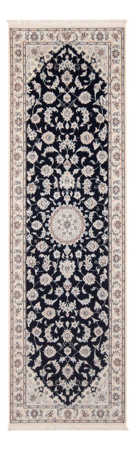 Runner Perser Rug - Nain - Premium - 253 x 81 cm - dark blue
