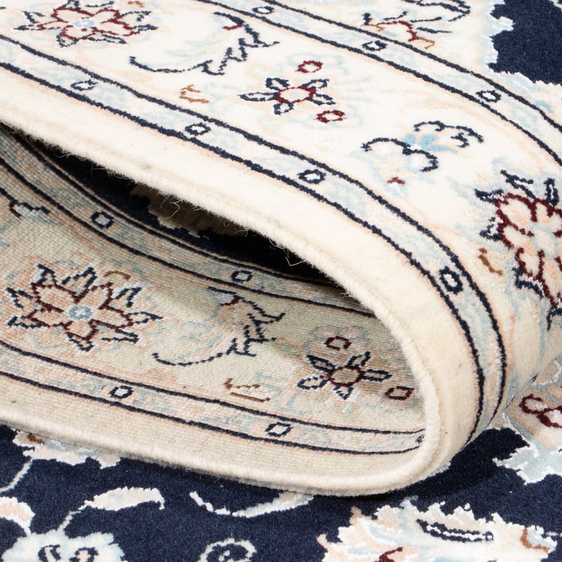 Runner Perser Rug - Nain - Premium - 253 x 81 cm - dark blue