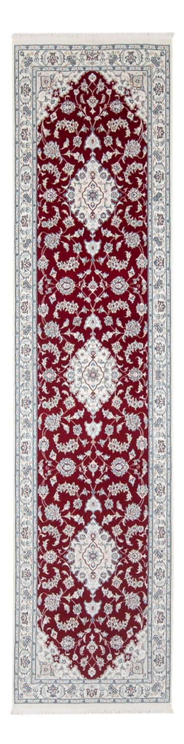 Runner Perser Rug - Nain - Premium - 298 x 80 cm - red