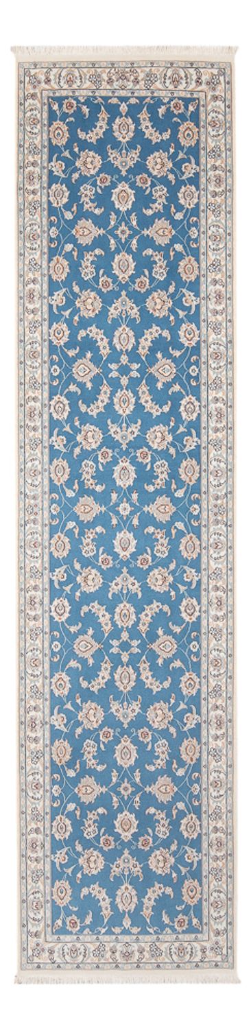 Runner Perser Rug - Nain - Premium - 298 x 80 cm - blue