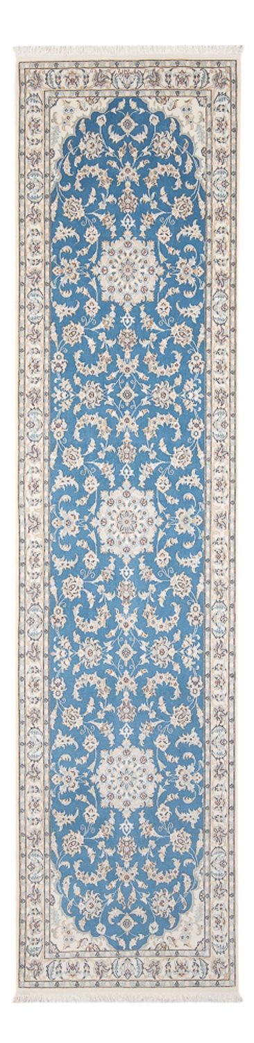 Runner Perser Rug - Nain - Premium - 300 x 80 cm - blue
