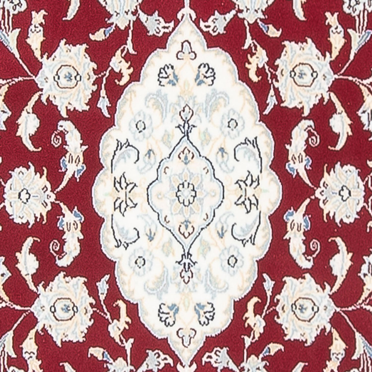 Runner Perser Rug - Nain - Premium - 346 x 84 cm - red