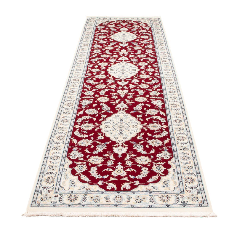 Runner Perser Rug - Nain - Premium - 346 x 84 cm - red