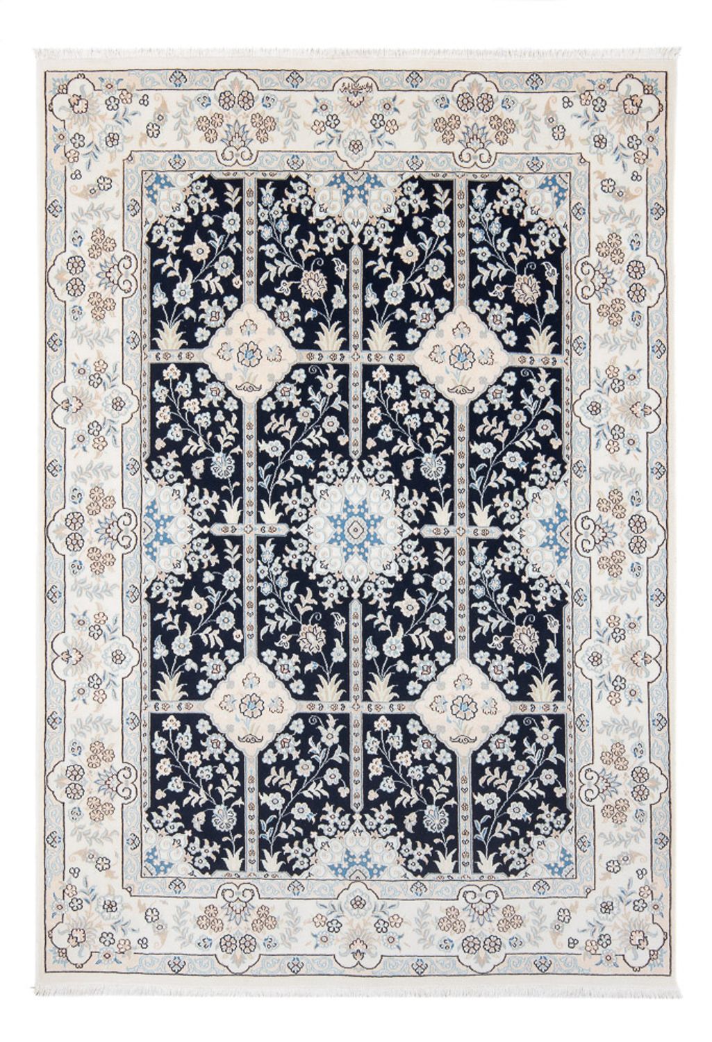 Perser Rug - Nain - Premium - 205 x 150 cm - dark blue