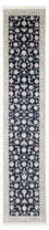 Runner Perser Rug - Nain - Premium - 394 x 92 cm - dark blue