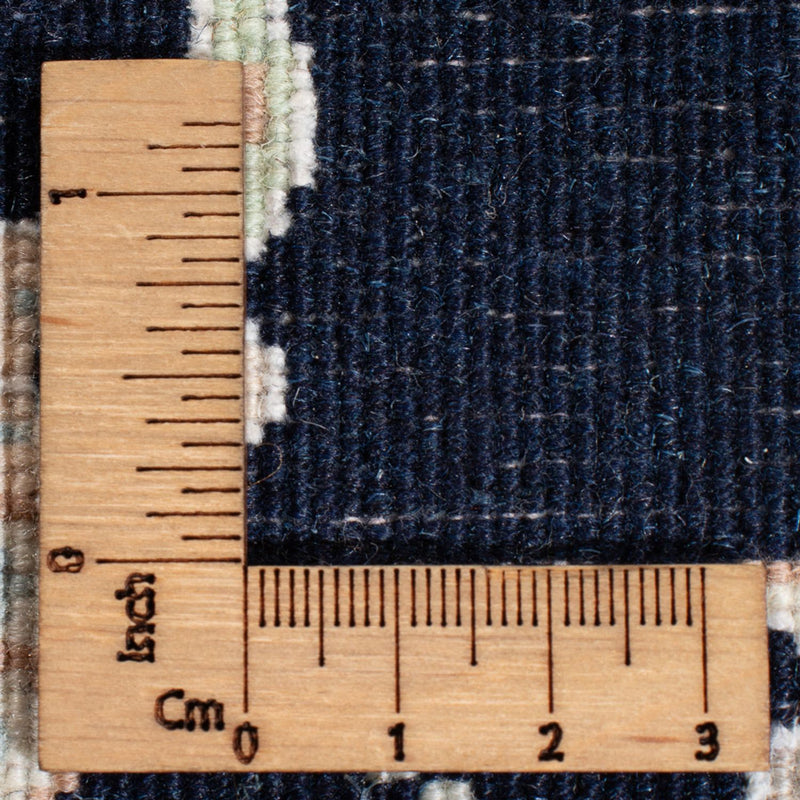 Runner Perser Rug - Nain - Premium - 394 x 92 cm - dark blue