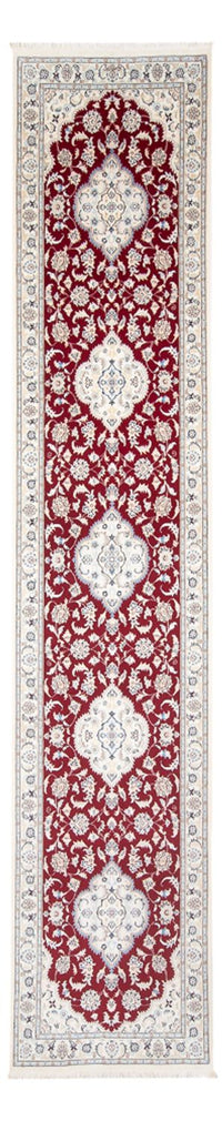 Runner Perser Rug - Nain - Premium - 382 x 89 cm - red