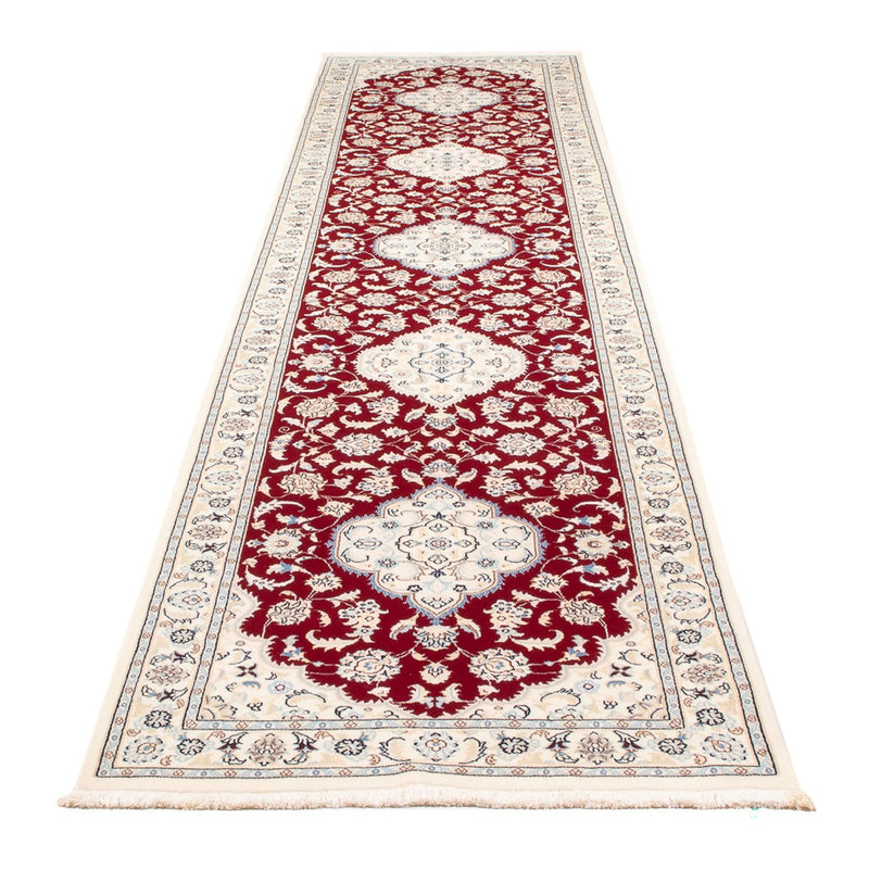 Runner Perser Rug - Nain - Premium - 382 x 89 cm - red