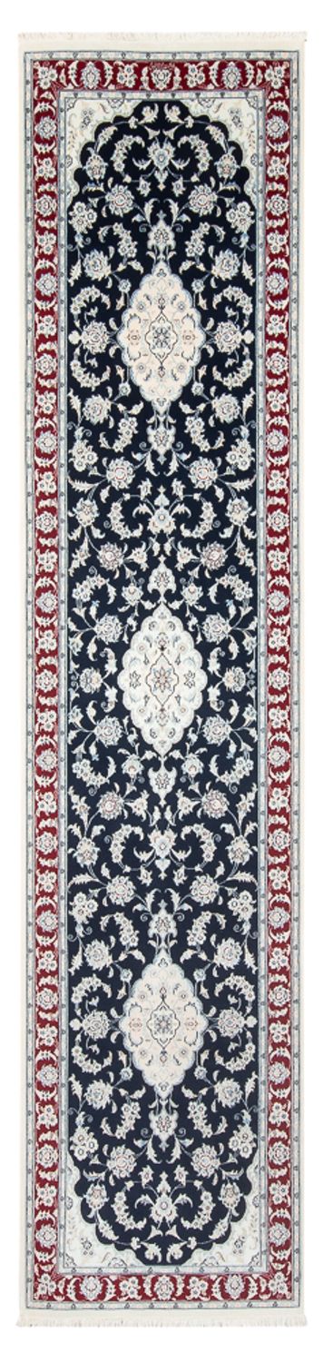 Runner Perser Rug - Nain - Premium - 347 x 87 cm - dark blue