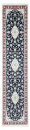 Runner Perser Rug - Nain - Premium - 347 x 87 cm - dark blue
