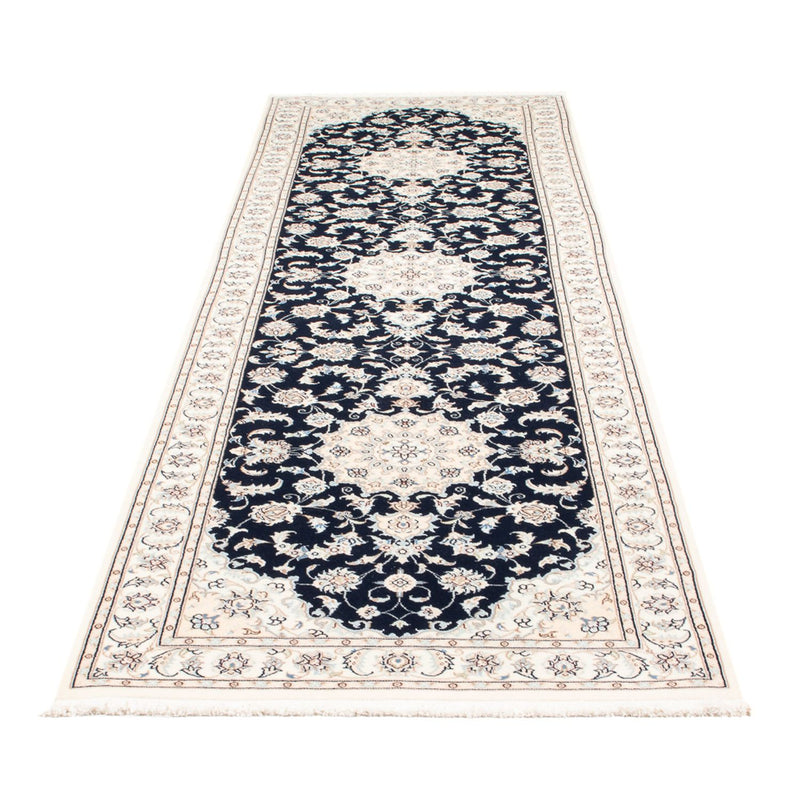 Runner Perser Rug - Nain - Premium - 300 x 88 cm - dark blue